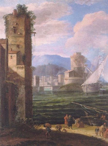 A Mediterranean Seaport - view 1
