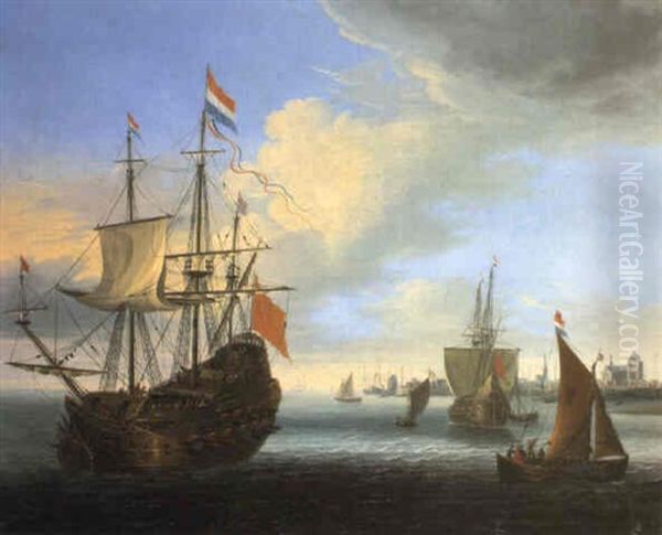 Marine Avec Vaisseaux De Haut Bord - view 1