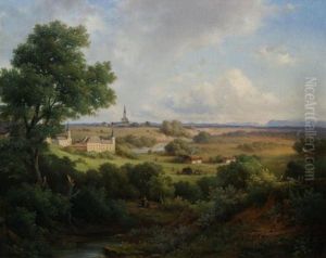 German Landscape by Georg Koebel