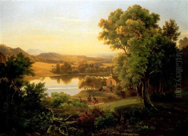 Romantikus Taj Toval (romantic Landscape With A Lake) - view 1