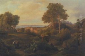 Italienische Landschaft by Georg Koebel