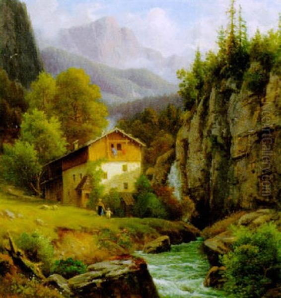 Die Kugelmuhle Bei Berchtesgaden - view 1