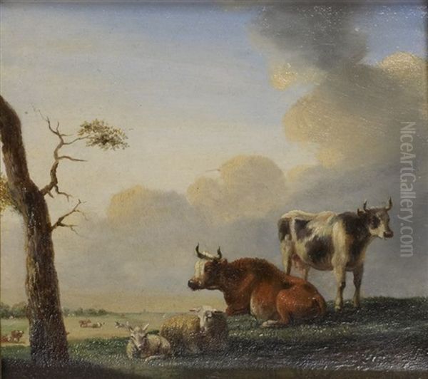 Vaches Au Repos (pair) - view 1
