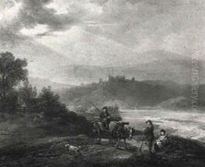 Rast Am Wegrand by Franz Innocenz Kobell
