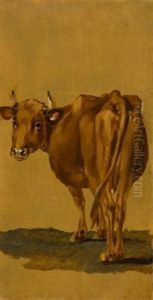 Stehende Kuh (study) by Wilhelm Alexander Wolfgang von Kobell