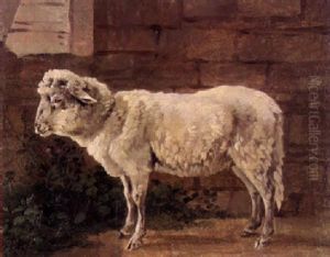 Stehendes Schaf by Wilhelm Alexander Wolfgang von Kobell