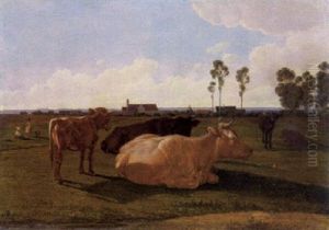 Landschaft Mir Vieh Bei Schlos Emming Landschaft Mir Vieh Bei Schlos Emming