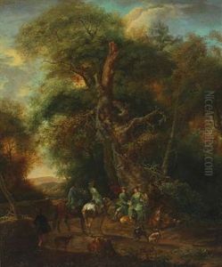 The Hunt by Wilhelm Von Kobell