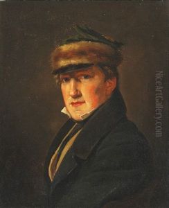 Portrait Of The Painter Emmerik Hogh-guldberg (1807-1881)