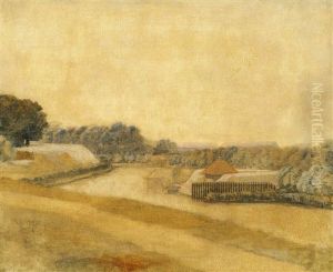 View From Kastelsvolden Towards Langelinie by Christen Kobke