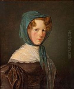 Portrait Of Margrethe Stougaard, Nee Hahn Portrait Of Margrethe Stougaard, Nee Hahn
