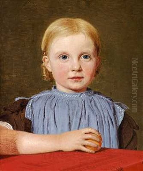 Barneportraet Af Cecilie Feilberg, Senere Gift Gottlieb - view 1