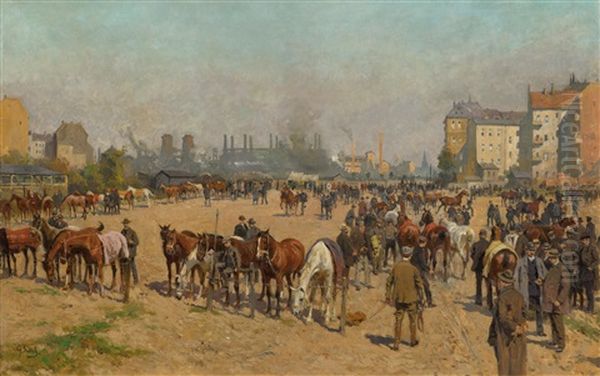 Horse Market In Berlin - view 1
