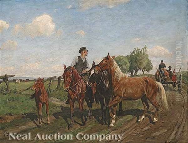 On The Way To The Horse Market - view 1