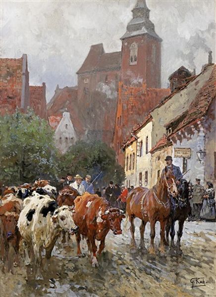 Auf Dem Weg Zum Viehmarkt - view 1