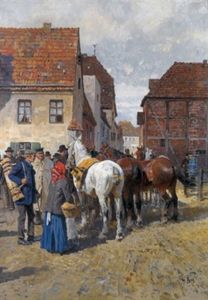Gesprach Der Pferdehandler by Georg Karl Koch