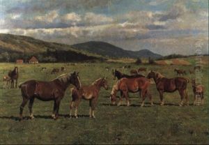Pferdekoppel by Georg Karl Koch