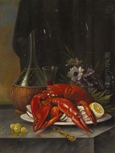 Stillleben Mit Hummer by Hermann Koch