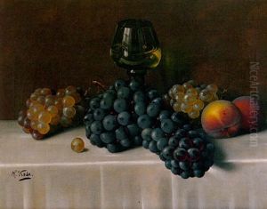 Stilleben Mit Weintrauben by Hermann Koch