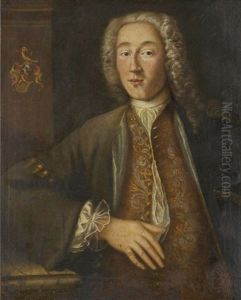 Portrait Johann Heinrich Von Escher by Johann Georg Koch