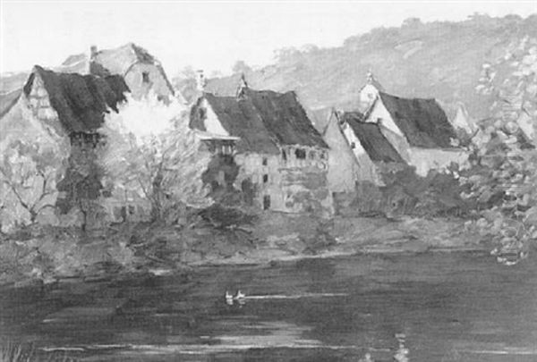 Stadtchen Am Neckar - view 1