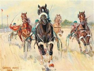 Trotting Races In The Krieau