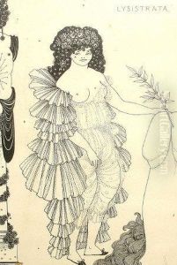 "lysistrata" by Aubrey Vincent Beardsley