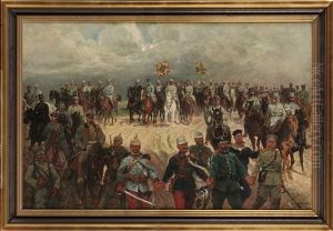 Imaginares Treffen Von Franz Joseph I. Und Wilhelm Ii by Ludwig Koch