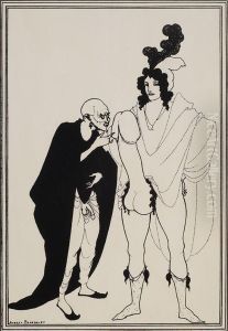 The Examination Of The Herald by Aubrey Vincent Beardsley