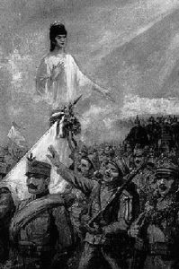 Kaiserin Elisabeth Als Schutzherrin Der Ungarn Kaiserin Elisabeth Als Schutzherrin Der Ungarn