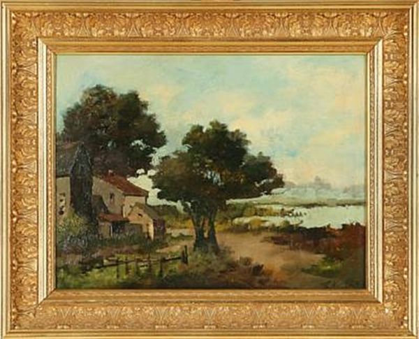 Summer Landscape With Country Houses - view 1