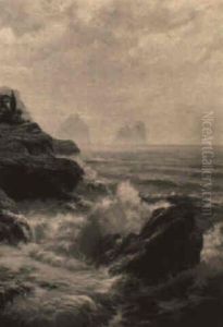 Auf Capri by Heinrich Koch