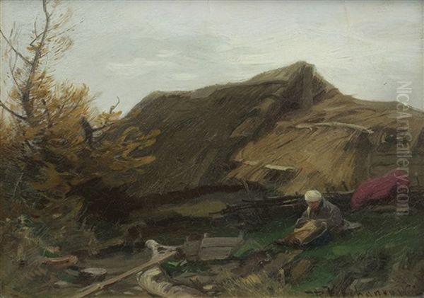 A Cottage In Autumn - view 1