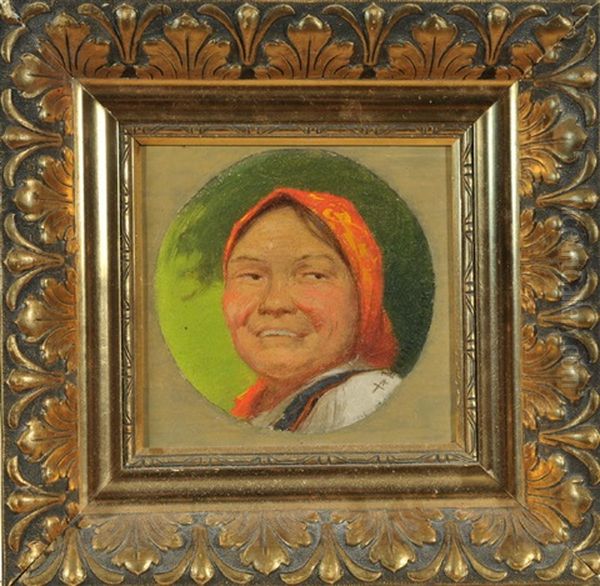 Portrait Einer Lachenden Bauerin - view 1