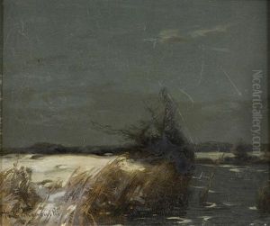 Winterliche Fluslandschaft