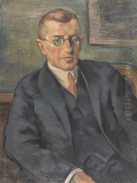 Portrat Eines Jungeren Mannes Mit Brille - view 1