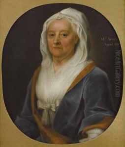 Portrait Of Mrs. Vere by George Beare