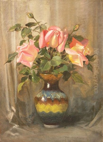 Chodkowski_waclaw Roze W Wazonie - view 1