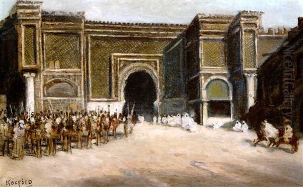 L'entree Du Sultan A Meknes - view 1