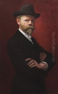 Self Portrait (portrait Of The Artist) by Robert Koehler