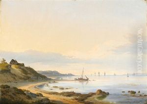 Hollandische Kustenlandschaft by Hermanus Koekkoek the Elder
