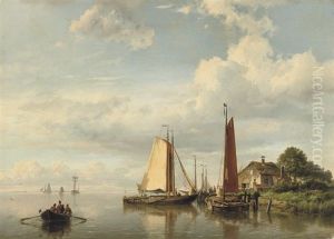 Moored Sailing Vessels