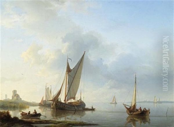 Segelschiffe In Einer Bucht - view 1
