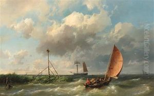 A Fishing Vessel Heading Into Open Waters