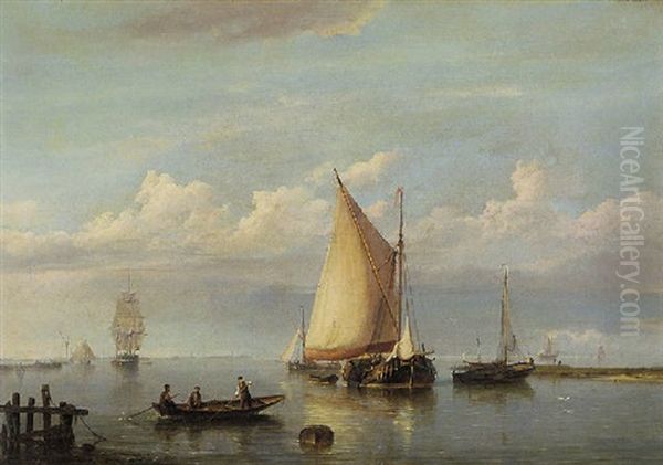 Shipping In An Estuary - view 1