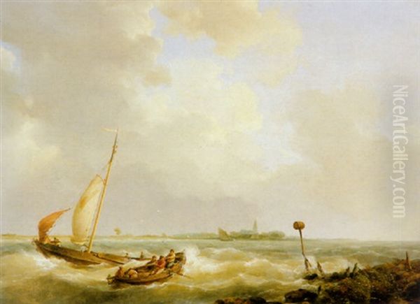 Shipping On The Zuiderzee - view 1