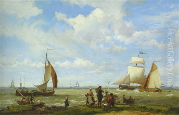 Shipping Off The Dutch Coast - view 1