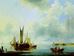 Le Port De Groningue Par Temps Calme