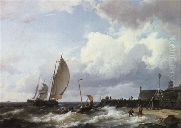 Rough Seas Off The Dutch Coast - view 1