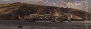 Fishing Village, Holland by Hermanus Koekkoek the Elder